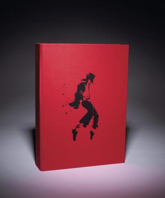 red large format book michael jackson